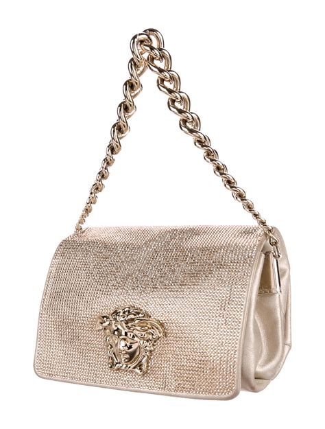 Versace Sultan Crystal Shoulder Bag 